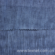 常州喜莱维纺织科技有限公司-亚麻斜纹牛仔布 时装面料